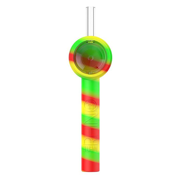 White Rhino Flip Hand Pipe To Straw